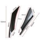 Patterned Car Front Bumper Lip Splitter Spoiler Plastic Easy Installation