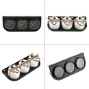 1X(52mm Triple Gauge 3 in 1 (Voltmeter + Water Temp Gauge + Oil Press Gauge