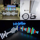 DIY Big Size LED Digital Equalizer Music Spectrum Sound Waves Kit White