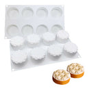 1pc Amazing Flowers Cake Mold Art Mousse Silicone Mould Pastry Chocolate  JR