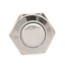 AC 250V 3A NO 16mm Metal Momentary Round Push Button Switch N.O. Normally O