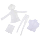 1/6 Scale Female Hoodie Jacket Shirt Skirt Stockings Set CC299 for 12" Soldier