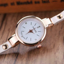 Fashion Luxury Rhinestone Bracelet Women Top Quartz Casual Watch White A