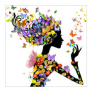 Butterfly Beauty Lady 5D Drill Diamond DIY Painting Craft Home Decor A