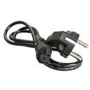 1M EU 3 Prong 2 Pin AC Laptop Power Cord Adapter Cable Black