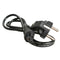 1M EU 3 Prong 2 Pin AC Laptop Power Cord Adapter Cable Black