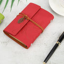 Retro Notebooks String Loose-leaf Sketchbook Students Stationery (Red)