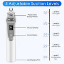 Blackhead Remover Vacuum Pore Cleaner Electric Blackhead Suction Facial Com