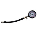 Tire gauge air gauge Glance check possible 0-100P with hose black