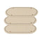 3x Crochet PU Bag Bottom Shaper Cushion Hand-woven Bag Pad Accessory Beige