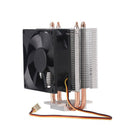 8Cm 2 Heat Pipe 3 Pin Single Fan Without Light Cpu Fan Cpu Heatsink For Int