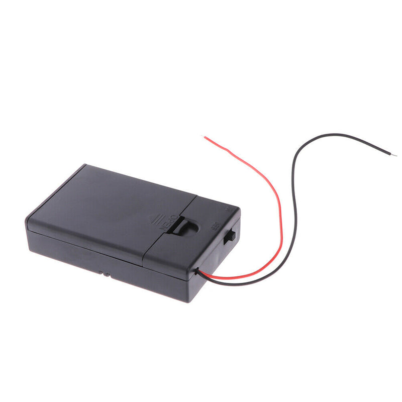 Battery box holder ON/OFF Switch for 3 X AA Battery Waterproof w/ wiME