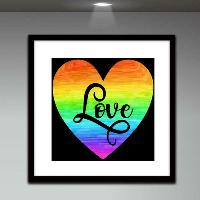 5D DIY Full Drill Diamond Painting Love Cross Stitch Embroidery Mosaic Kit