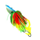 Metal Fishing Lure Jig Head Hard Bait Sea Fishing Silicone Tassle Lures 60g