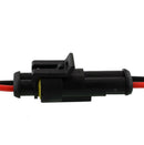 2 Pin Way Sealed Waterproof Electrical Wire Connector Plug Terminal For Car SUV