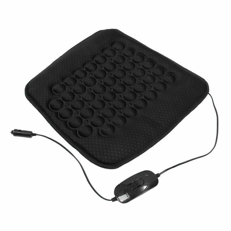Car Heated Seat Cushion Hot Cover Auto 12V Heat Heater Warmer Pad-winter Bl