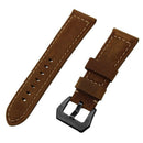 38Mm Leather Band Strap Bracelet for Watch Iwatch Series1/2/3/4 Brown