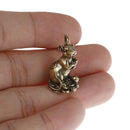 2020 new year gift Lucky mouse rat year Desk decor Copper Wealth Rats FigurineOZ