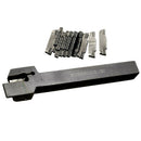 MGEHR1212-3 Cut-off Lathe Turning Holder Kit + 10Pieces MGMN300 Inserts