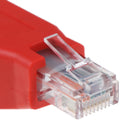RJ45 Male to Female Connected Crossover Cable  Adapter Conver JR