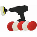 1X(Drill Brush Scrub Pad With Drill Attachment For Tile, Sink, Water Spot,