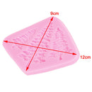 1Pc christmas tree silicone mold fondant cake decorating chocolate baking mo ^