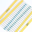 600pcs/set 30 Kind 1/4W Resistance 1% Metal Film Resistor Pack Assorted Kit