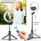 LED  Light Dimmable Phone Selfie Stick Tripod Stand Lamp Live Streaming