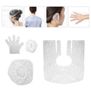 6Pcs Throwaway Ear Cover Elastic Caps Gloves Hair Cape Dye Styling Accessor Gw