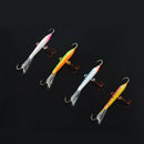 4pcs/Set Minnow Ice Fishing Lure 18g 8cm Hard Artificial Bait Jigging Lure  C5X8