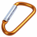 20PCS 2.5inch /6CM Aluminum D Ring Carabiner Clip,Lightweight Durable Small
