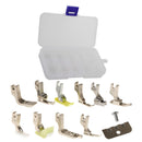 13pcs Zipper Presser Foot Set for Industrial Single Needle Sewing Machines