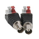 10 pcs Speaker Wire Cable to Audio FEMALE BNC Connector Adapter Jack Plug