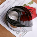 6pcs Cake Rose Petal Mold Decorating Fondant Sugarcraft Cutters Mould Cake L5Y5