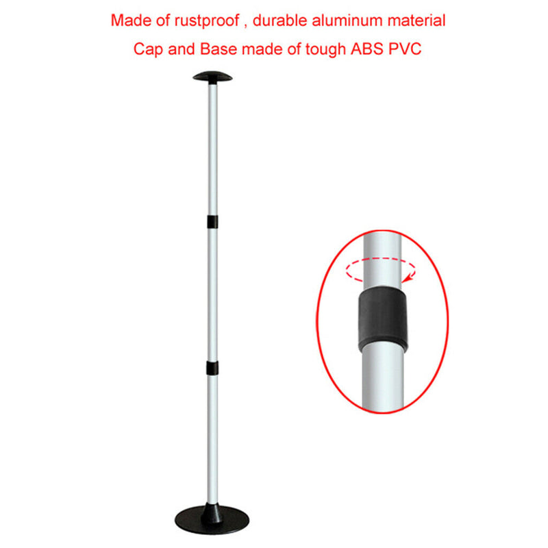 Adjustable Telescopic Boat Cover Support Pole System 580 to 1380mm Marine