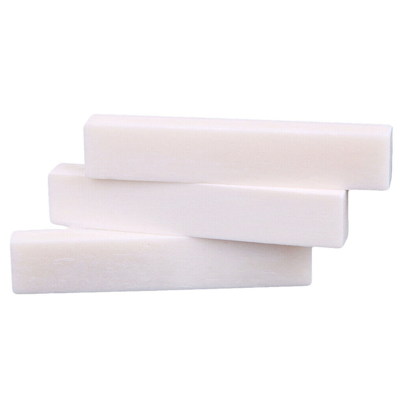 3 Pcs. Bone Saddle Nut Set For Acoustic Guitar Folk / Classical Guitar