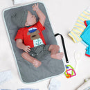Baby Nappy Changing Pad Print Cotton Waterproof Ecologic Diaper Mat (Grey)