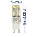 AC 220V G9 3W 3014 SMD 64 LED Cool White Spot Light Bulb Lamp M2N7