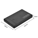 2.5 inch HDD SSD Enclosure 480Mbps Hard Drive Mobile External Case (USB3.0) A