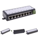 8 Port POE Injector For CCTV Surveillance IP Cameras Power Over Ethernet Adapter