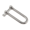 Boat Marine 1/4" D Ring Anchor Shackle Screw Pin - 304 Stainless Steel