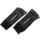 Xianzuxiu Yoga Socks Sport Fitness Socks Fashion Five Toe socks Pure black