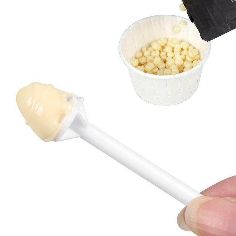 100g Men's Nose Hair Removal Wax Beads Kit Disposable Applicator Effective