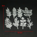 8 IN 1 Metal Leaves Cutting Dies DIY Cut Stencils Scrapbooking Album Embossing