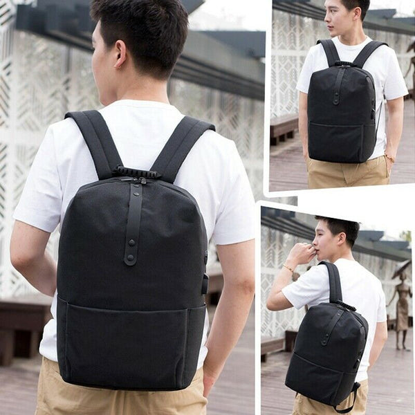 Men Backpack Anti-Theft Multifunctional Casual Laptop Backpack Usb Charging U9Z3