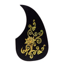 Finest 3ply Plastic Truss Rod Cover+Adhesive Pickguard for Acoustic Guitar
