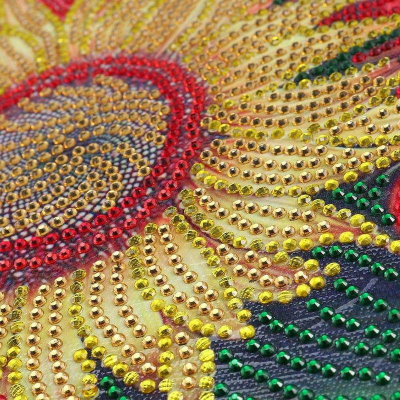 5D DIY Special Shaped Diamond Painting Sunflower Cross Stitch Embroidery