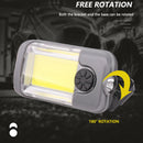 Waterproof Work Light XPG+COB LED 400LM Outdoor Camp Inspection Flashlight