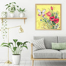 5D DIY Diamond Painting Flower Butterfly Full Round Embroidery Kit (LG123)