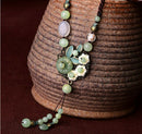 Ethnic Style Sweater Chain Long Necklace Female Retro Style Wind Pendant Pe
